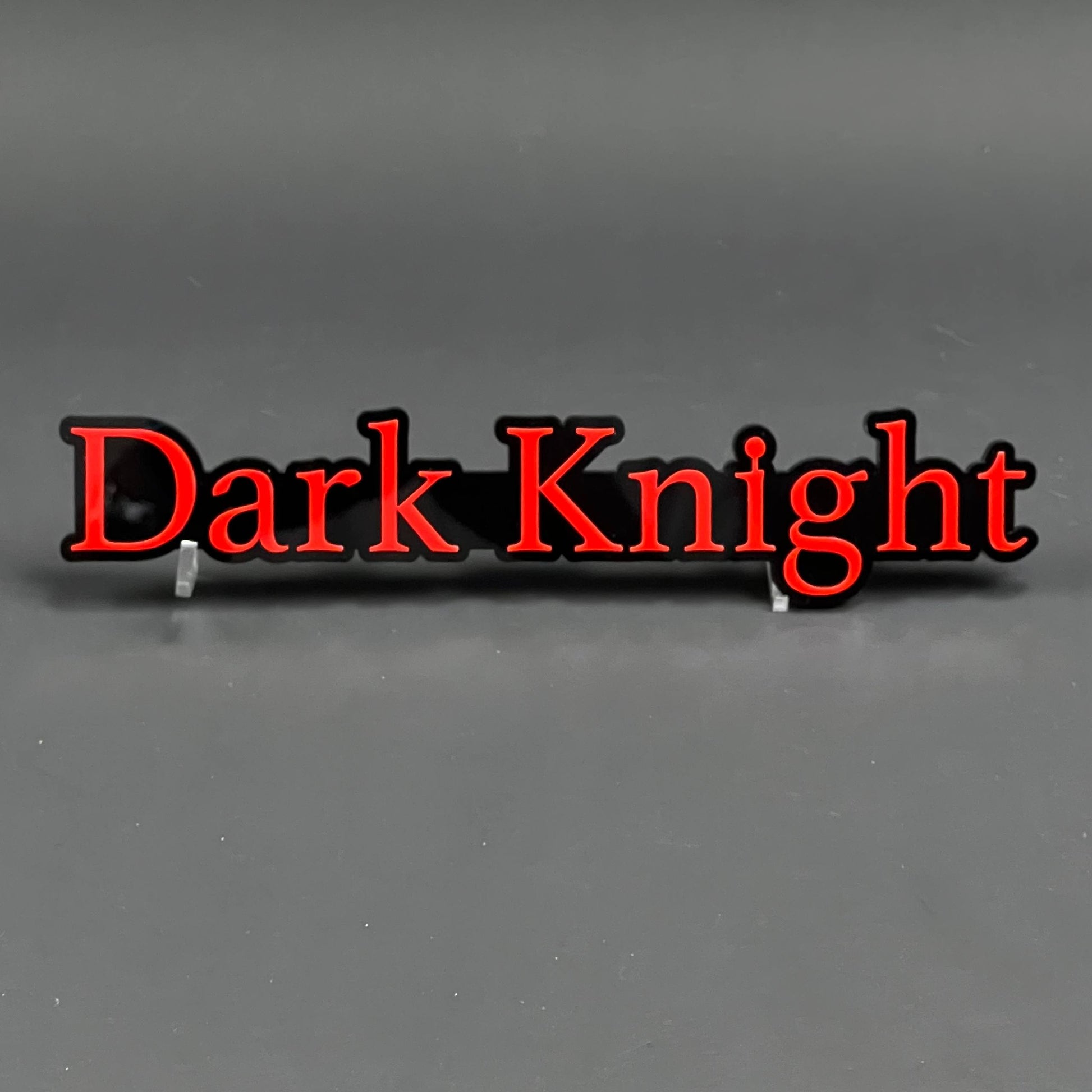 1PC Dark Knight 3D Acrylic Badge - Car Truck Emblem Fender Sticker