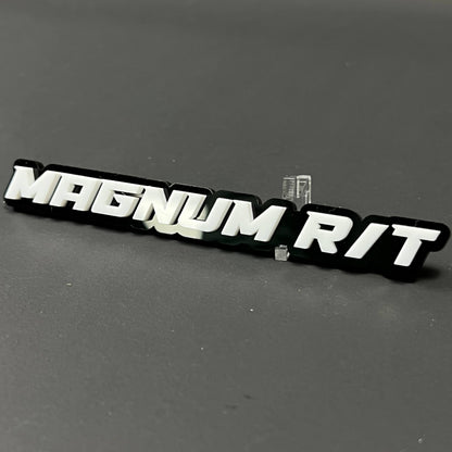 1PC MAGNUM R/T 3D Acrylic Badge - Car Truck Emblem Fender Tailgate Trunk Sticker