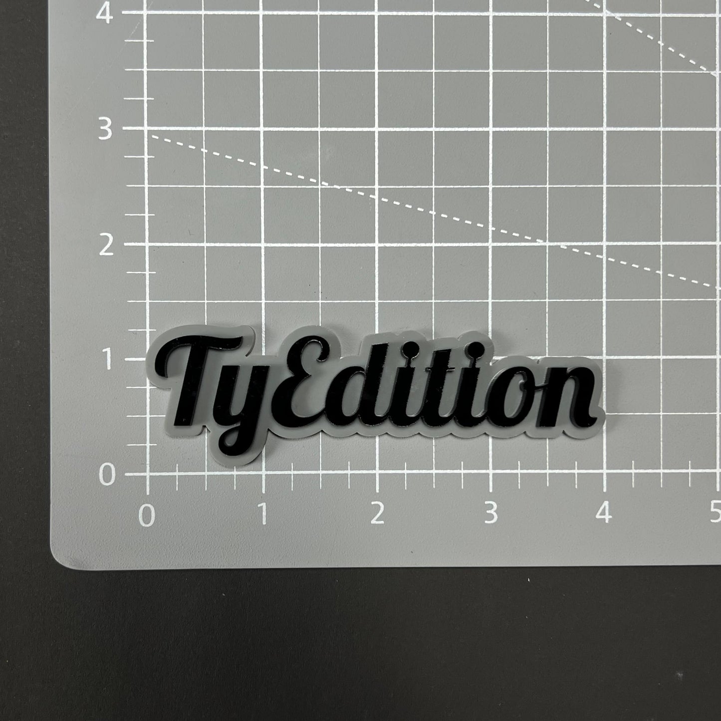 1PC TyEdition 3D Acrylic Badge - Car Truck Emblem Fender Tailgate Trunk Sticker
