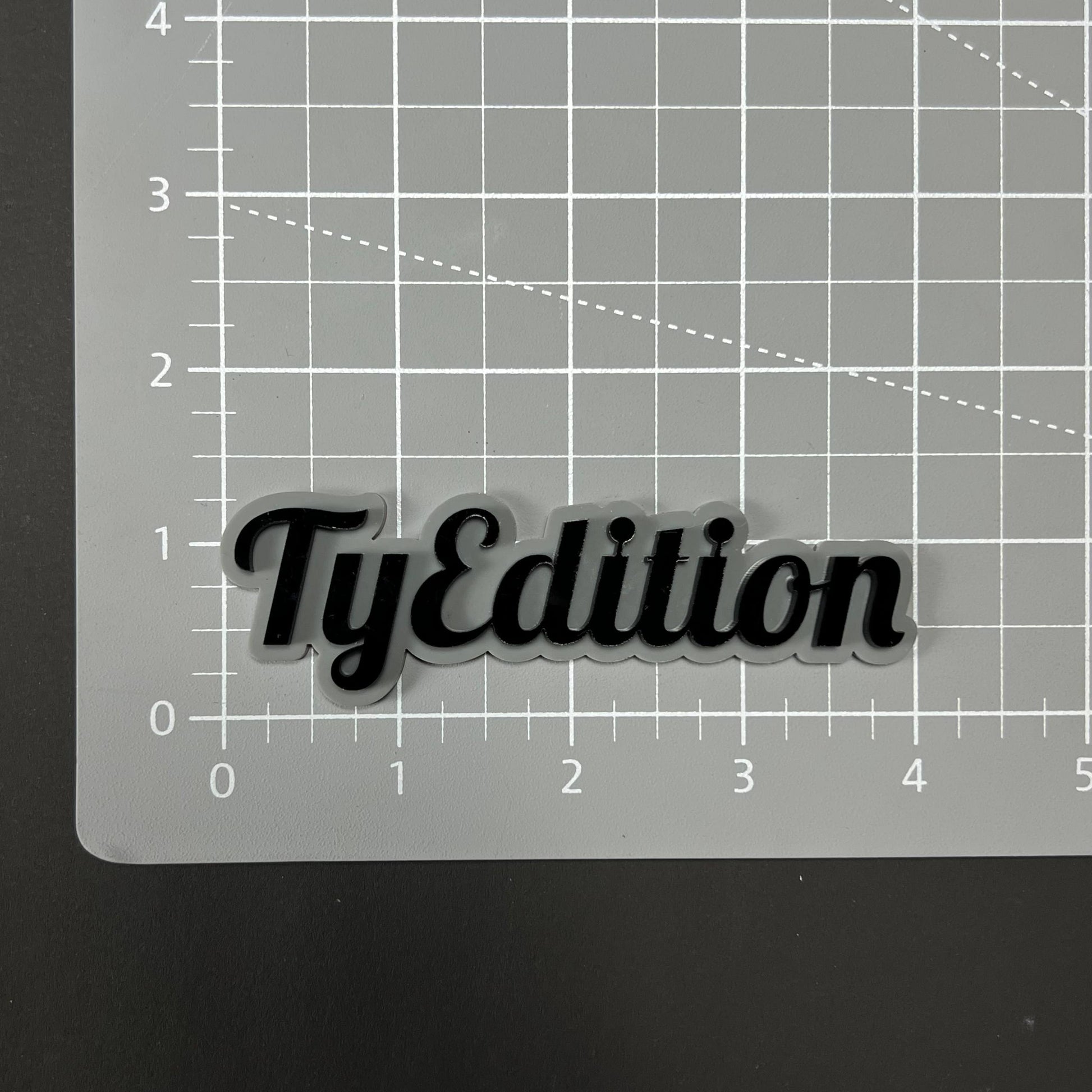 1PC TyEdition 3D Acrylic Badge - Car Truck Emblem Fender Tailgate Trunk Sticker