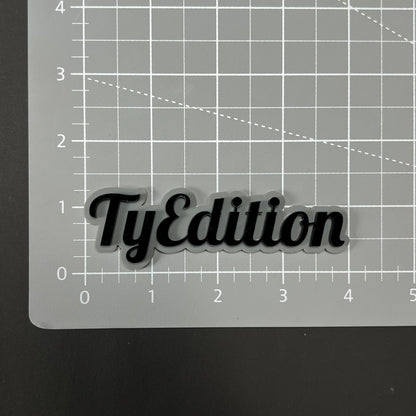 1PC TyEdition 3D Acrylic Badge - Car Truck Emblem Fender Tailgate Trunk Sticker