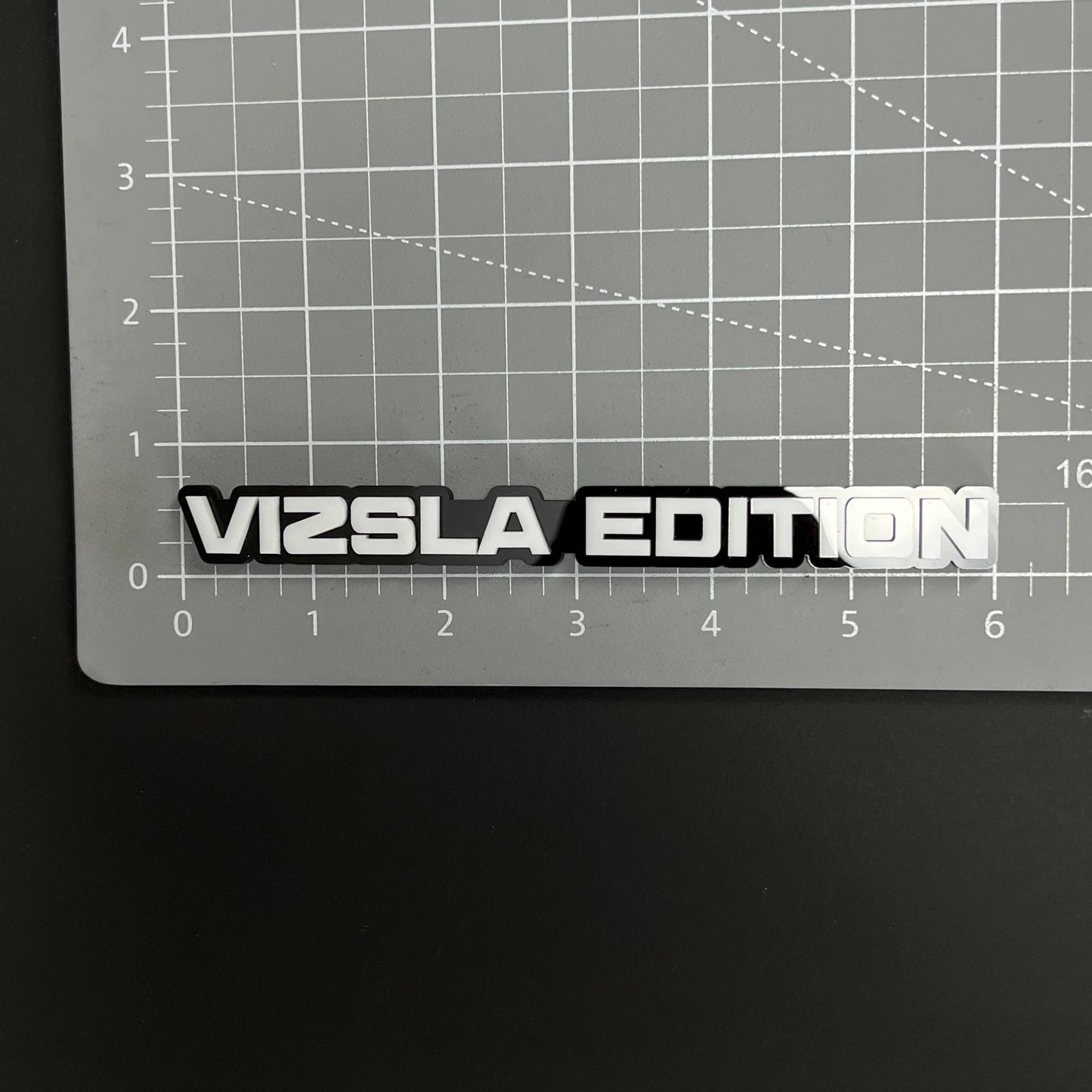 1PC VIZSLA EDITION 3D Acrylic Badge - Car Truck Emblem Fender Sticker