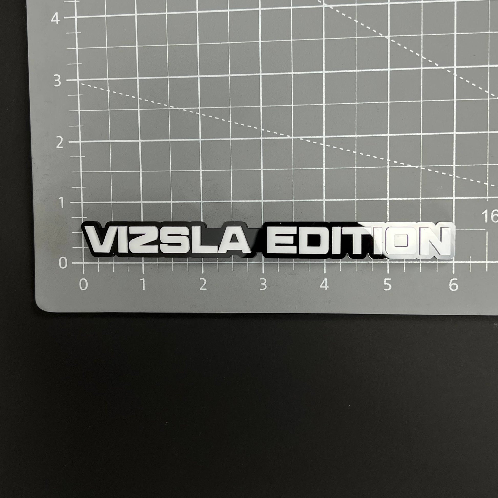 1PC VIZSLA EDITION 3D Acrylic Badge - Car Truck Emblem Fender Sticker
