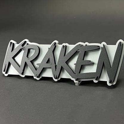 1PC KRAKEN 3D Acrylic Badge - Car Truck Emblem Fender Tailgate Trunk Sticker