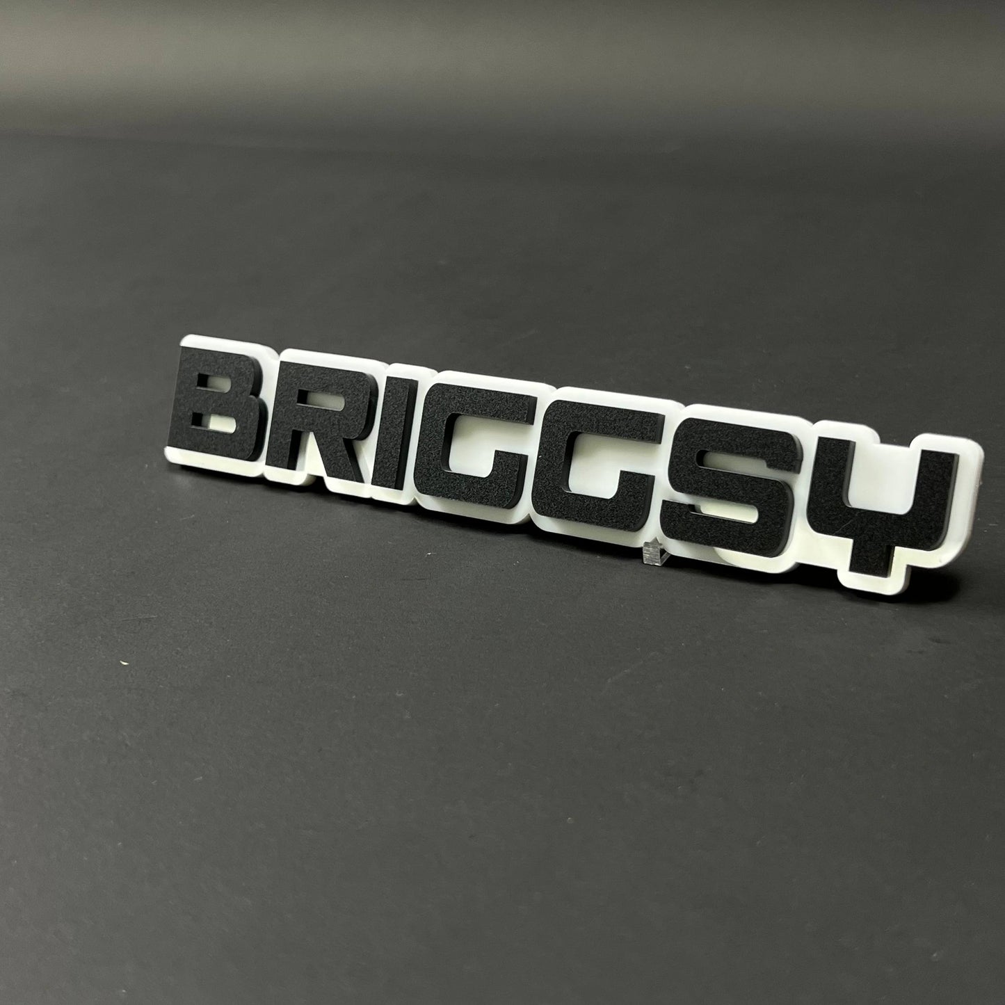1PC BRIGGSY 3D Acrylic Badge - Car Truck Emblem Fender Tailgate Trunk Sticker