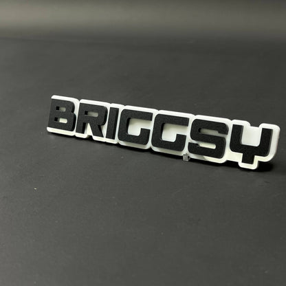 1PC BRIGGSY 3D Acrylic Badge - Car Truck Emblem Fender Tailgate Trunk Sticker