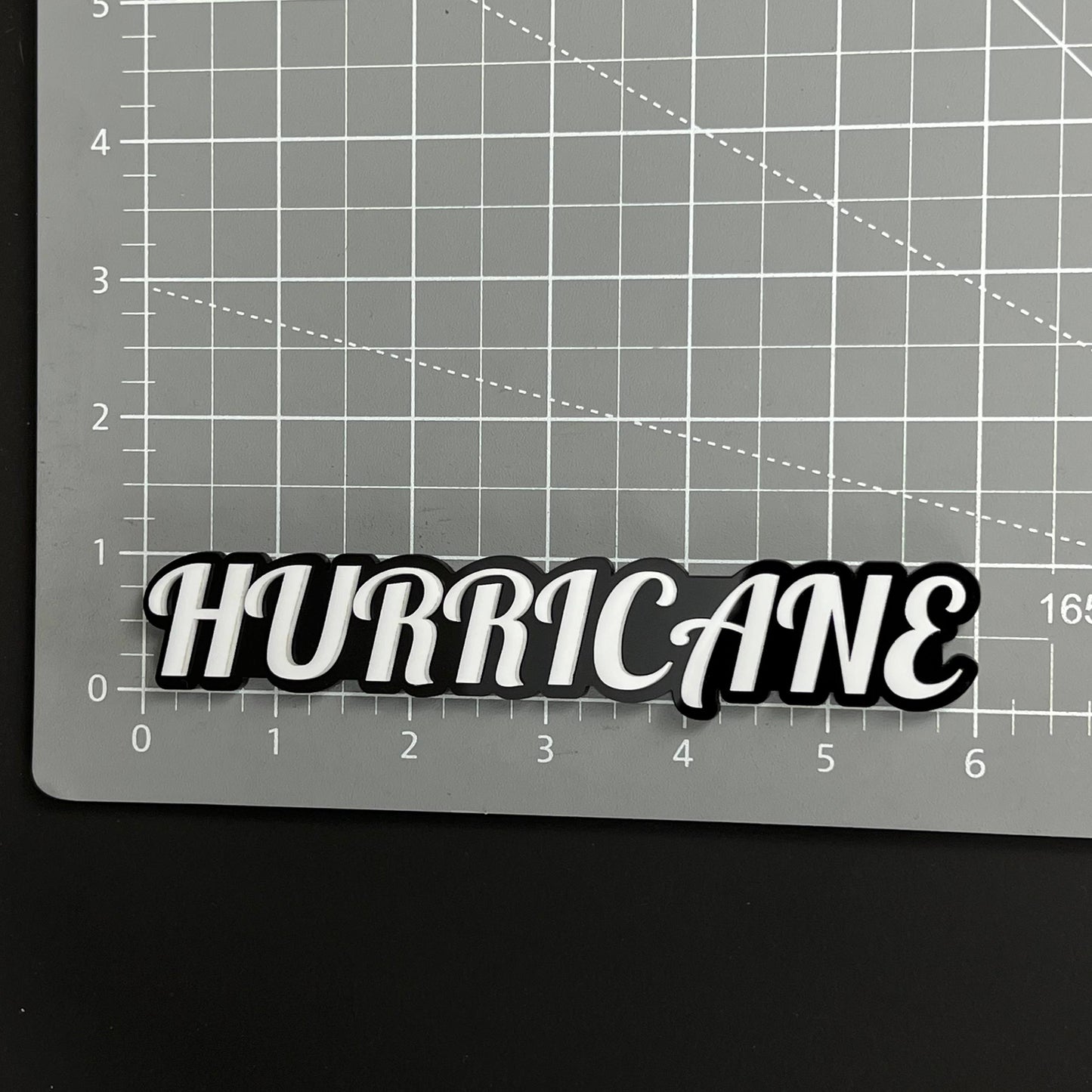 1PC HURRICANE 3D Acrylic Badge - Car Truck Emblem Fender Tailgate Trunk Sticker
