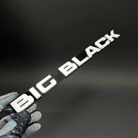 1PC BIG BLACK 3D Acrylic Badge - Car Truck Emblem Fender Tailgate Trunk Sticker