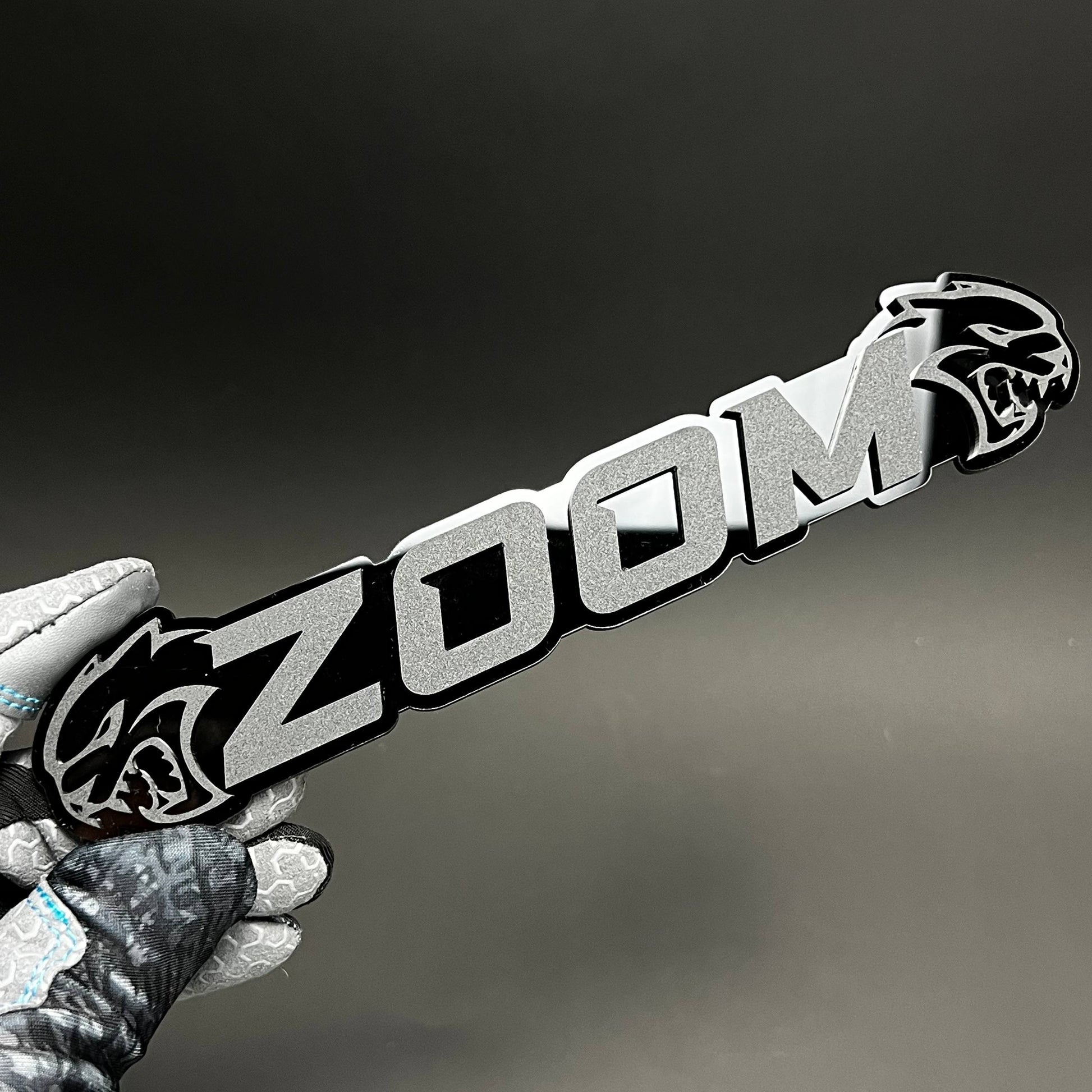 1PC ZOOM 3D Acrylic Badge - Car Truck Emblem Fender Tailgate Trunk Sticker