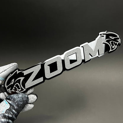 1PC ZOOM 3D Acrylic Badge - Car Truck Emblem Fender Tailgate Trunk Sticker