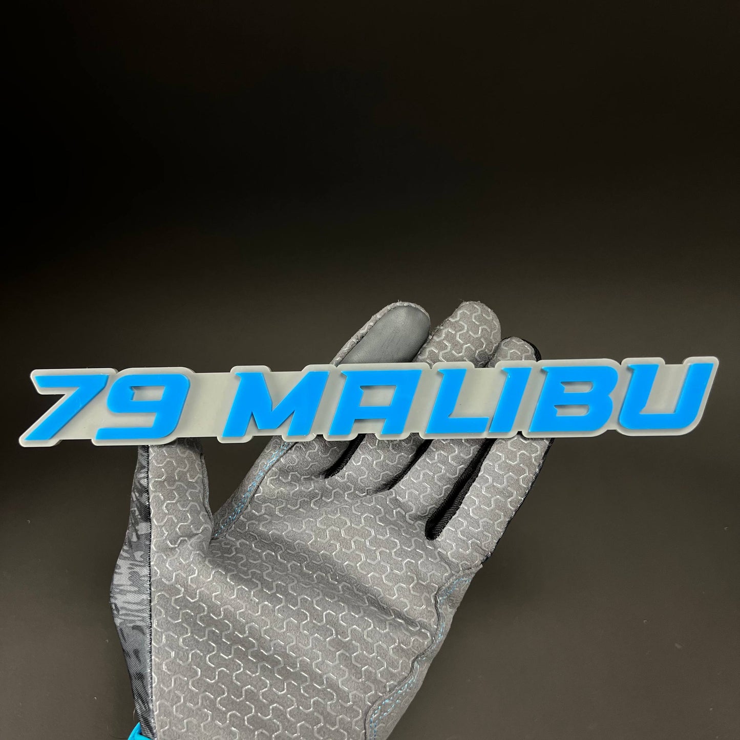 1PC 79 MALIBU 3D Acrylic Badge - Car Truck Emblem Fender Tailgate Trunk Sticker