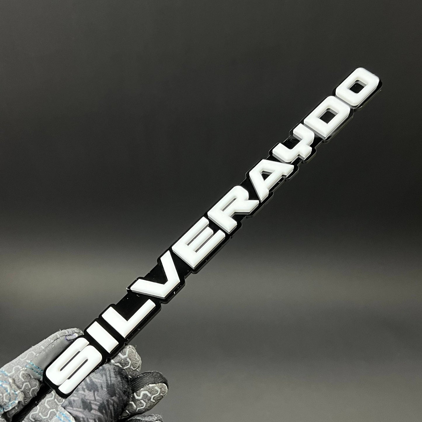 1PC SILVERAYDO 3D Acrylic Badge - Car Truck Emblem Fender Tailgate Trunk Sticker