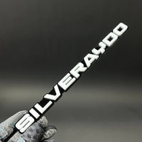 1PC SILVERAYDO 3D Acrylic Badge - Car Truck Emblem Fender Tailgate Trunk Sticker