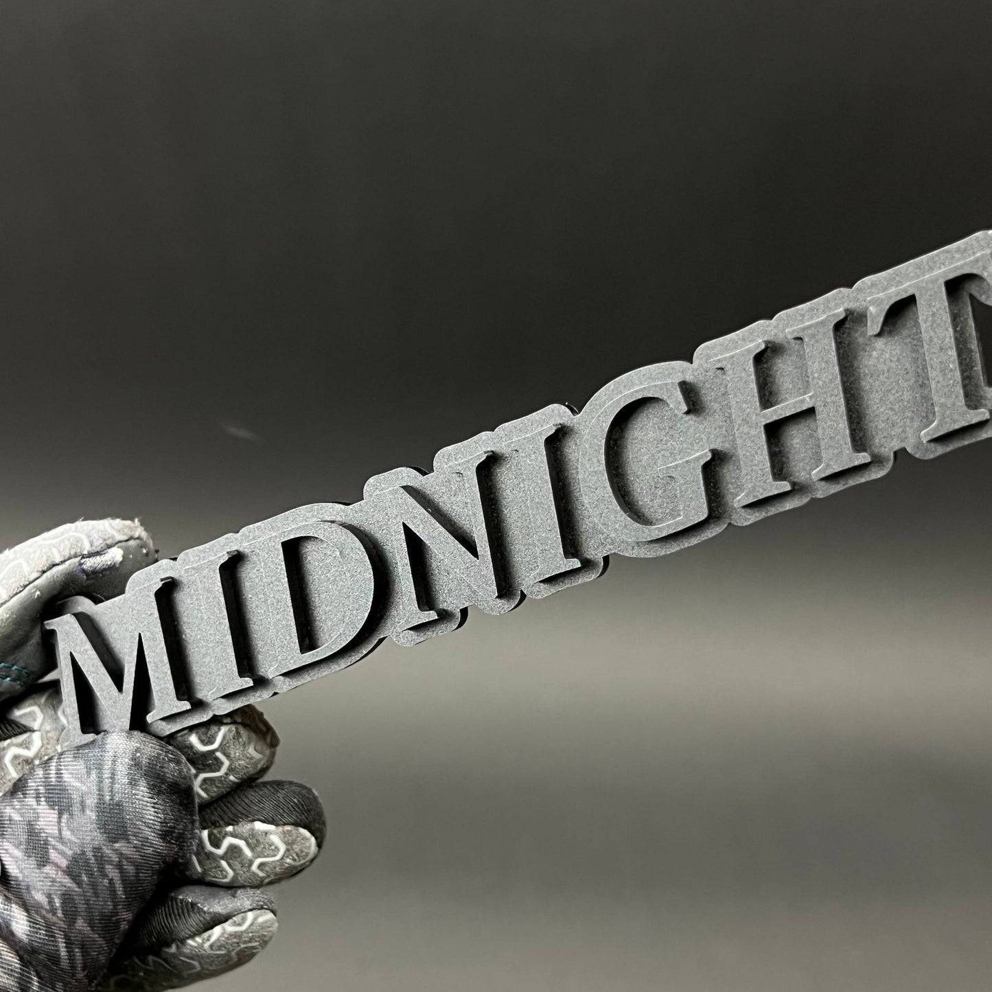 1PC MIDNIGHT 3D Acrylic Badge - Car Truck Emblem Fender Tailgate Trunk Sticker