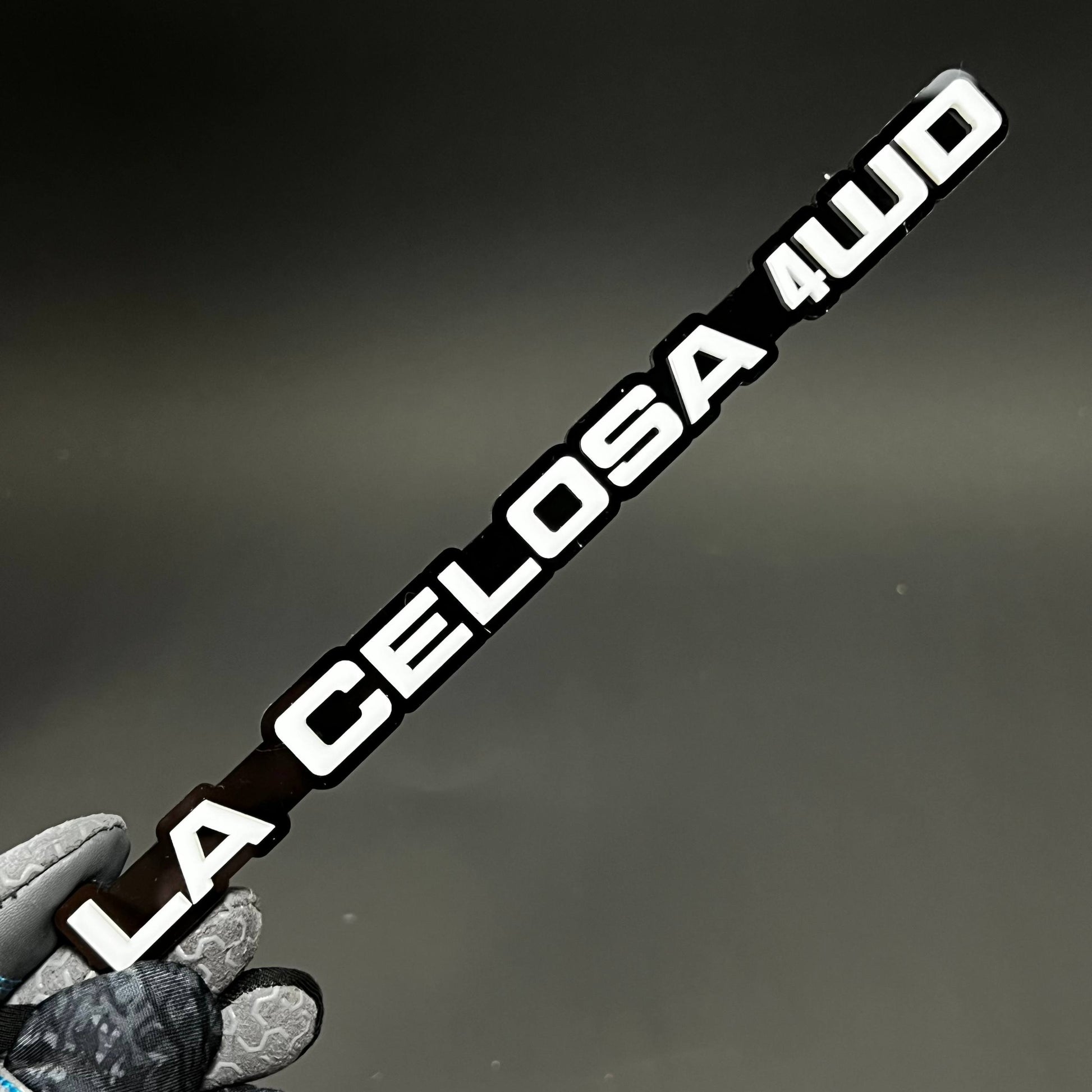 1PC LA CELOSA 4WD 3D Acrylic Badge - Car Truck Emblem Fender Sticker