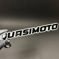 1PC QUASIMOTO 3D Acrylic Badge - Car Truck Emblem Fender Tailgate Trunk Sticker