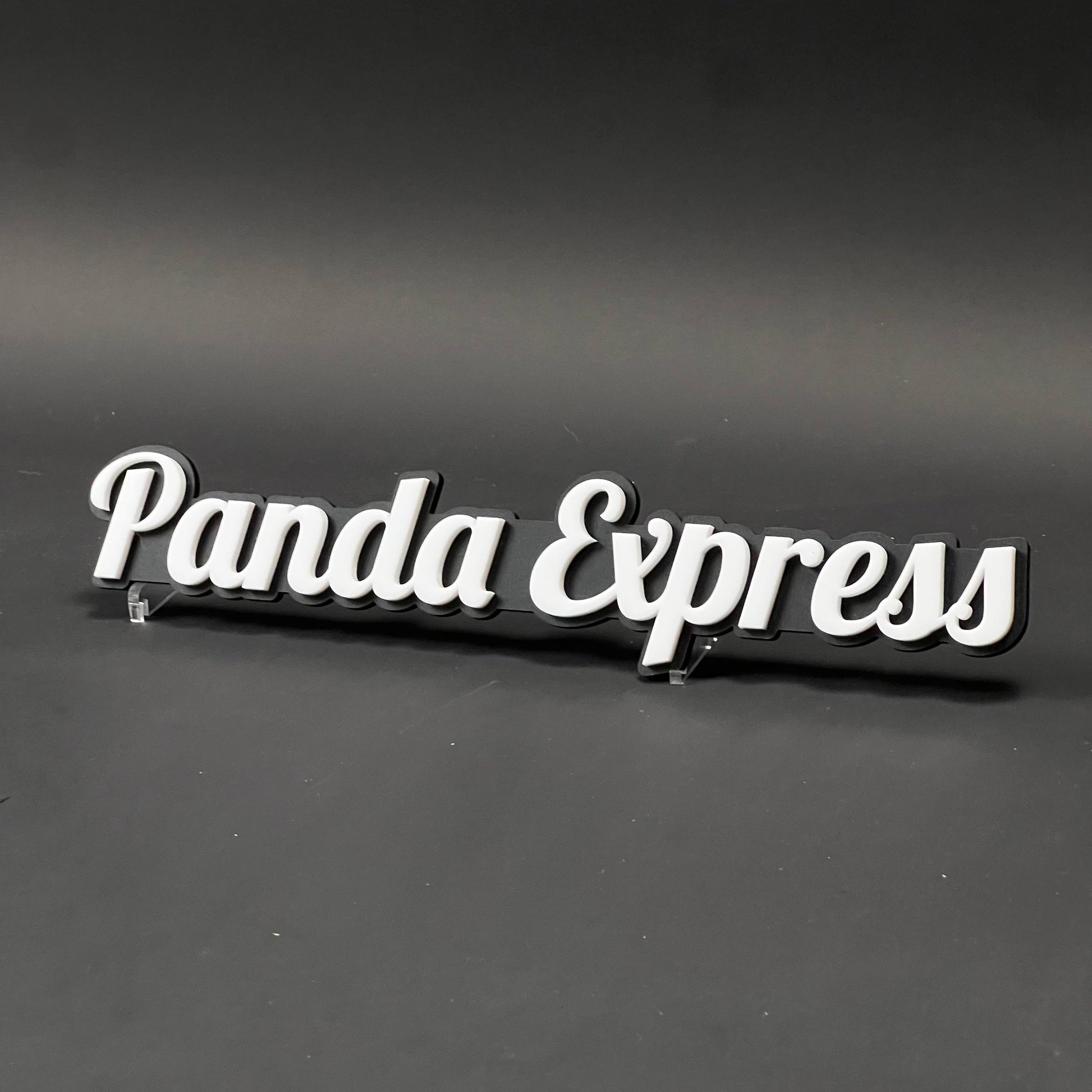 1PC Panda Express 3D Acrylic Badge - Car Truck Emblem Fender Sticker