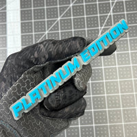 Platinum Edition 3D Acrylic Badge - Car Truck Emblem Fender Tailgate Trunk Sticker