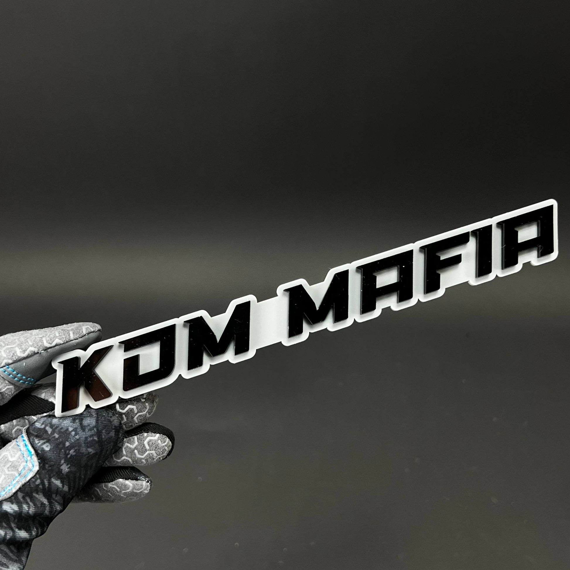 1PC KDM MAFIA 3D Acrylic Badge - Car Truck Emblem Fender Tailgate Trunk Sticker
