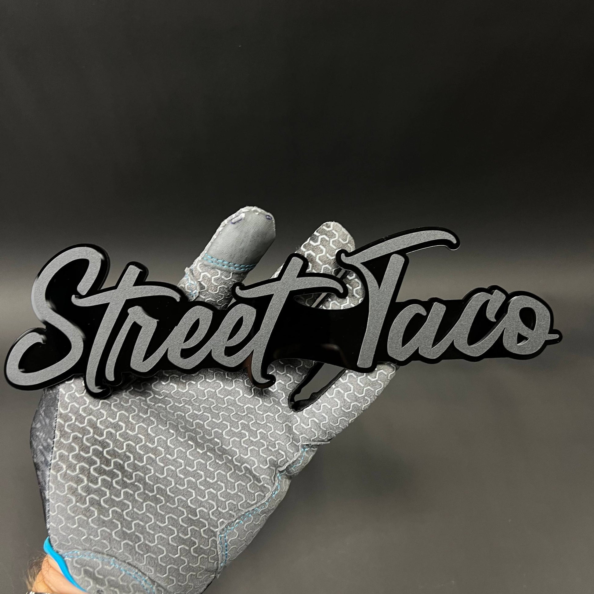 1PC Street Taco 3D Acrylic Badge - Car Truck Emblem Fender Sticker