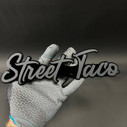 1PC Street Taco 3D Acrylic Badge - Car Truck Emblem Fender Sticker