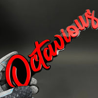 1PC Octavious 3D Acrylic Badge - Car Truck Emblem Fender Tailgate Trunk Sticker