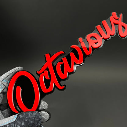 1PC Octavious 3D Acrylic Badge - Car Truck Emblem Fender Tailgate Trunk Sticker