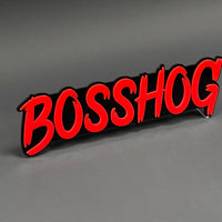 1PC BOSSHOG 3D Acrylic Badge - Car Truck Emblem Fender Tailgate Trunk Sticker