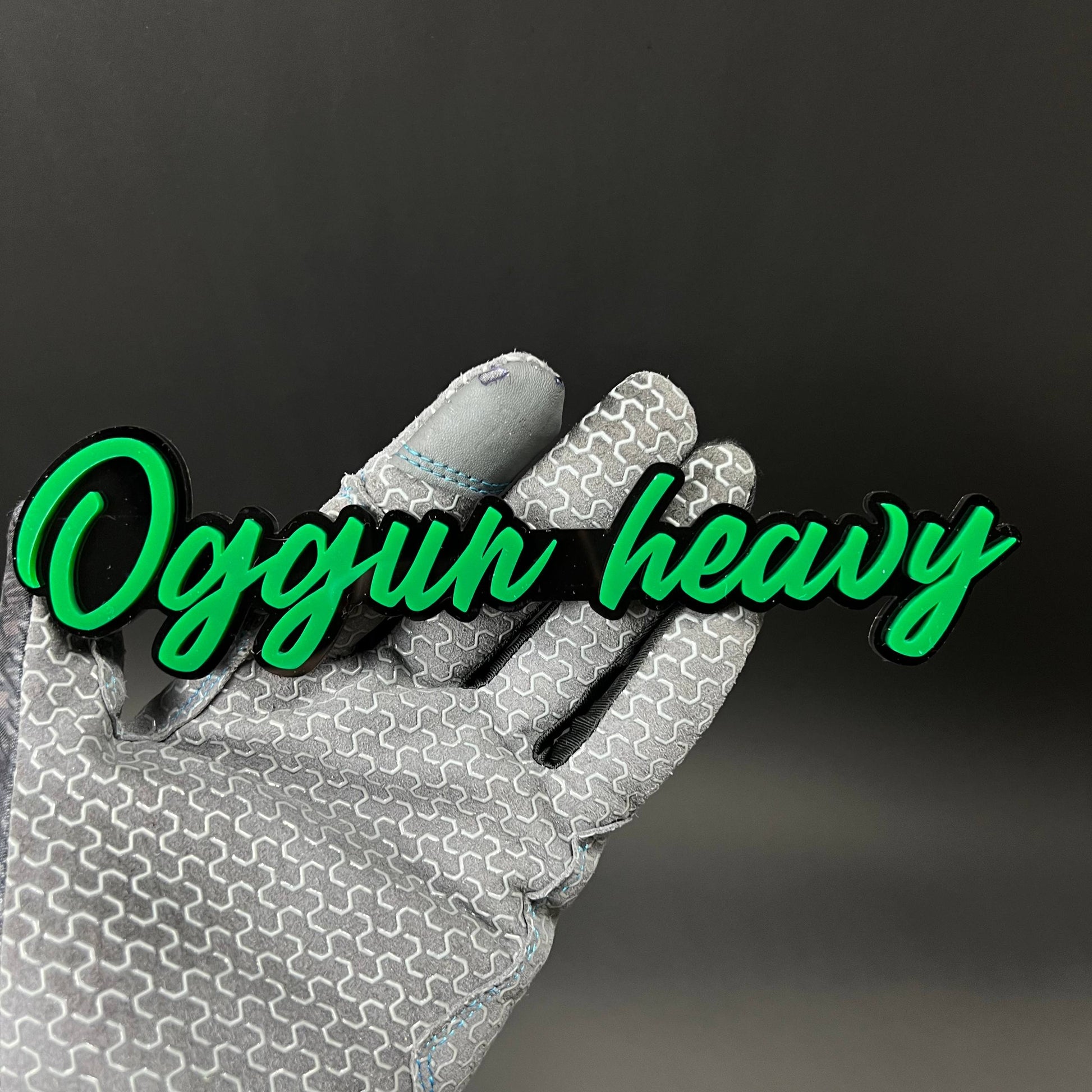 1PC Oggun heavy 3D Acrylic Badge - Car Truck Emblem Fender Sticker