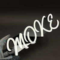 1PC MOKE 3D Acrylic Badge - Car Truck Emblem Fender Tailgate Trunk Sticker