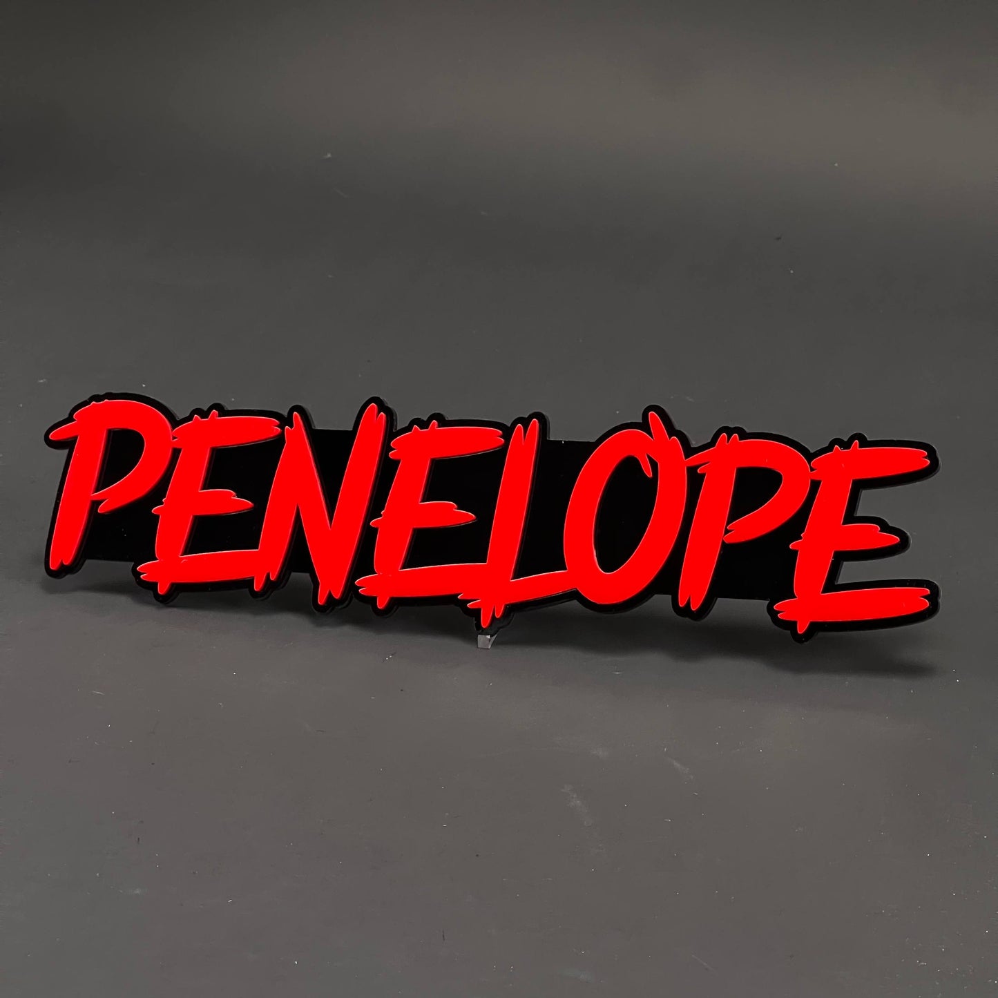 1PC PENELOPE 3D Acrylic Badge - Car Truck Emblem Fender Tailgate Trunk Sticker