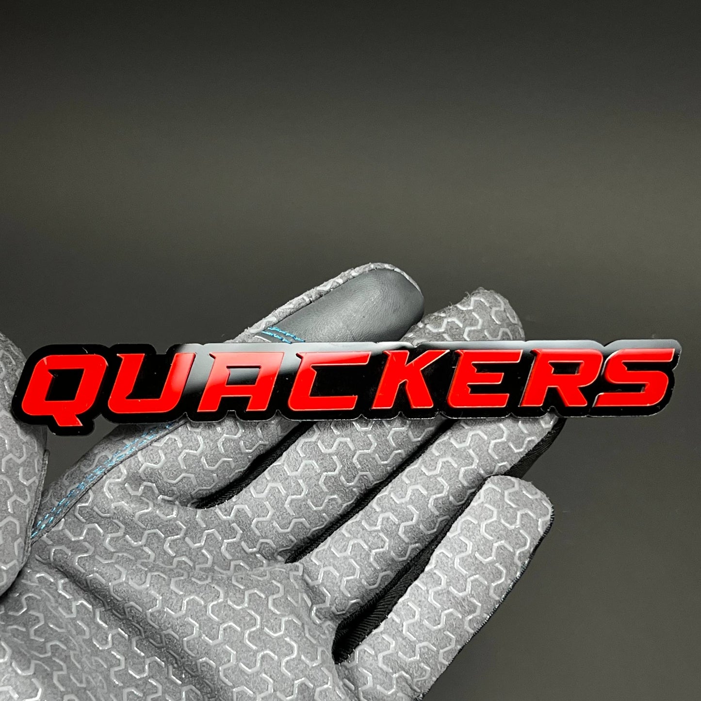 1PC QUACKERS 3D Acrylic Badge - Car Truck Emblem Fender Tailgate Trunk Sticker