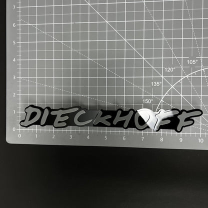 1PC DIECKHOFF 3D Acrylic Badge - Car Truck Emblem Fender Tailgate Trunk Sticker
