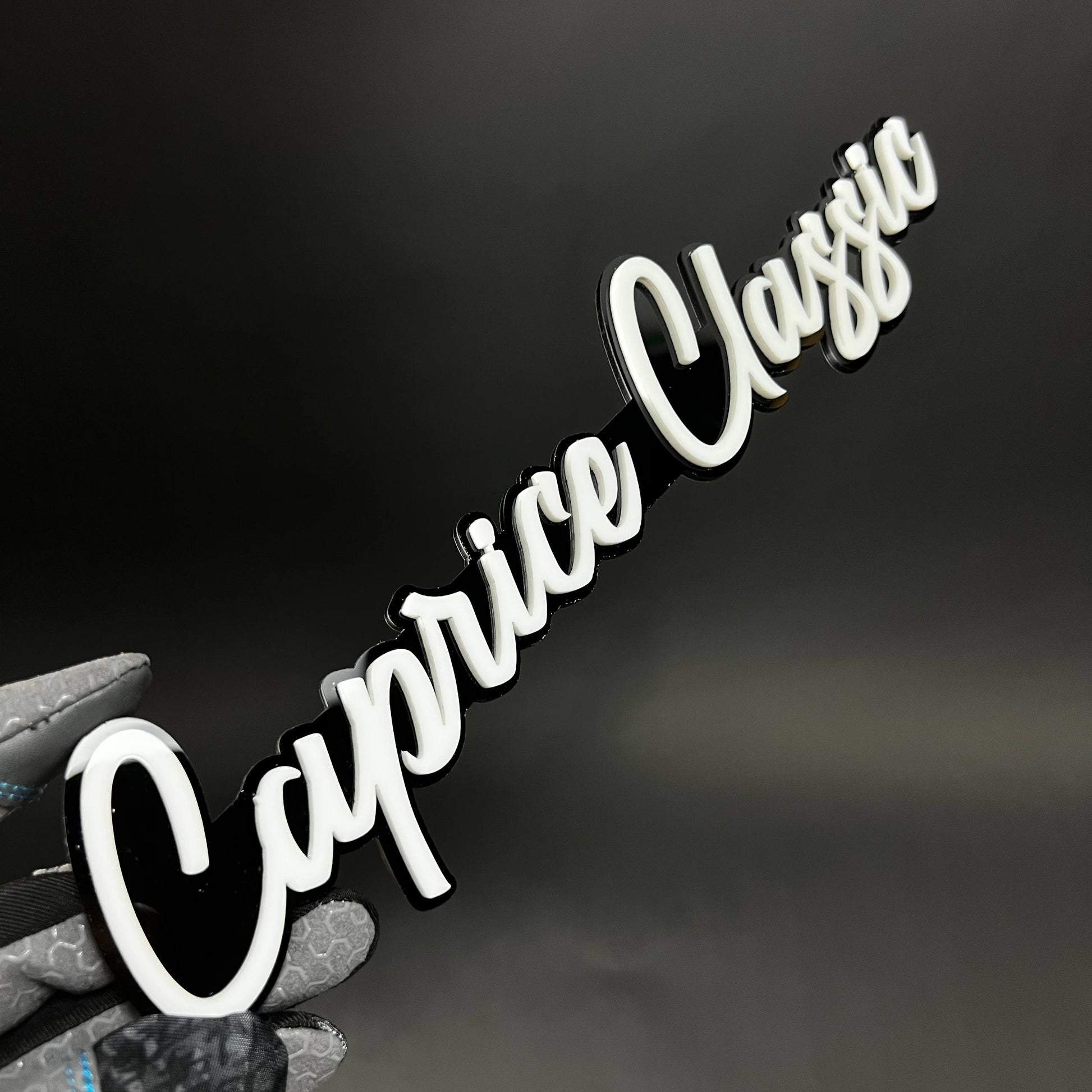 1PC Caprice Classic 3D Acrylic Badge - Car Truck Emblem Fender Sticker