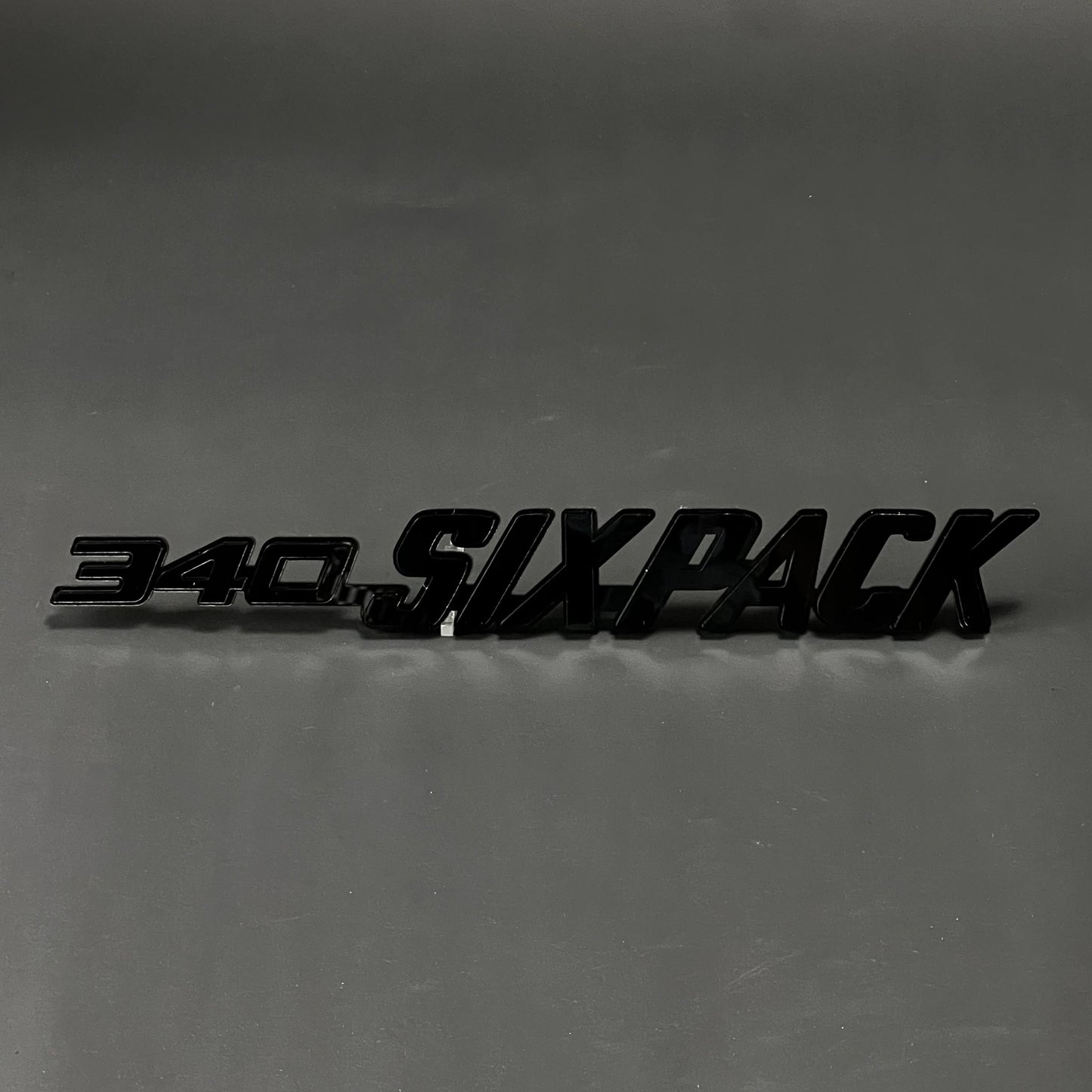 1PC 340 SIXPACK 3D Acrylic Badge - Car Truck Emblem Fender Sticker