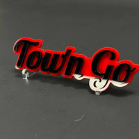 1PC Town Go 3D Acrylic Badge - Car Truck Emblem Fender Tailgate Trunk Sticker