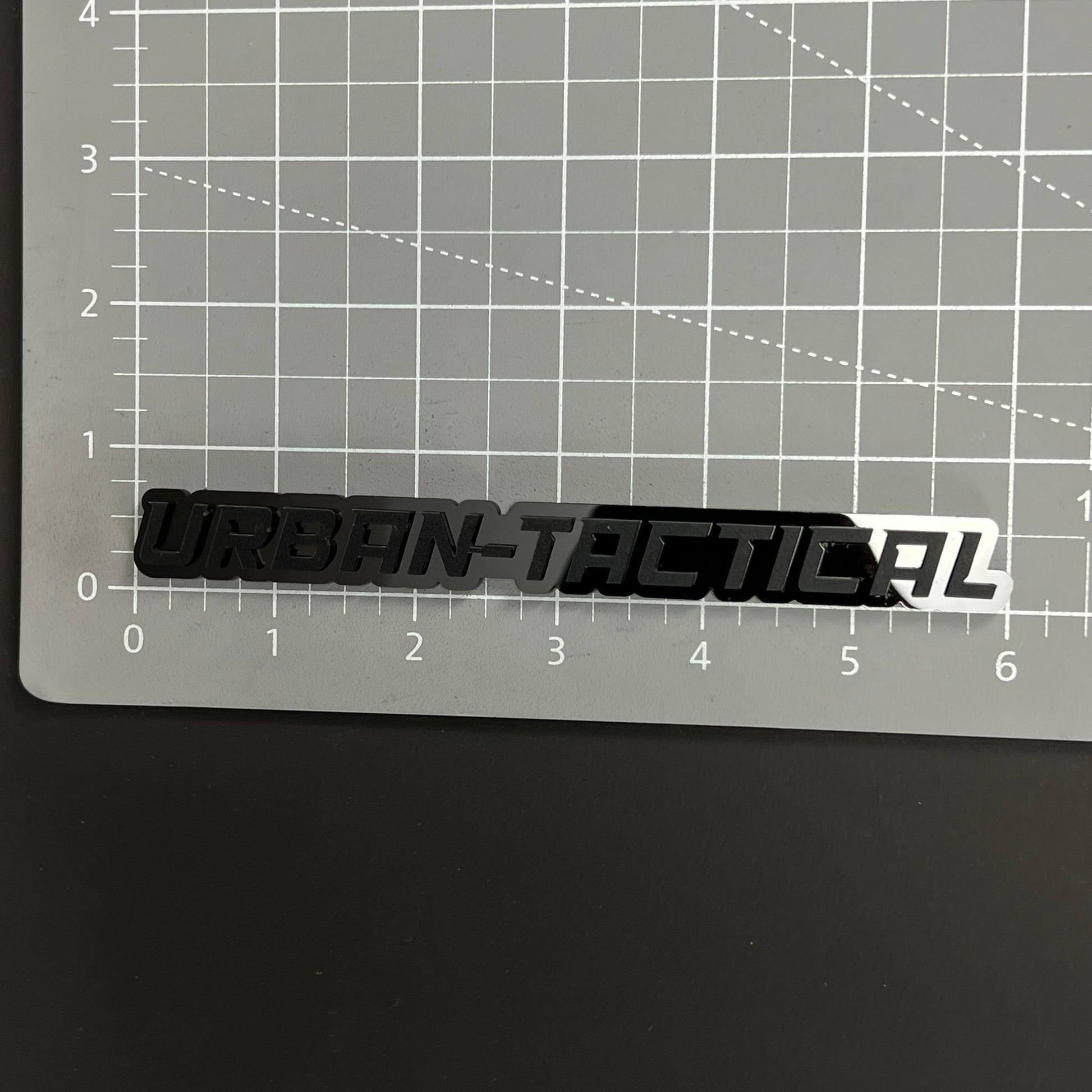 1PC URBAN-TACTICAL 3D Acrylic Badge - Car Truck Emblem Fender Sticker