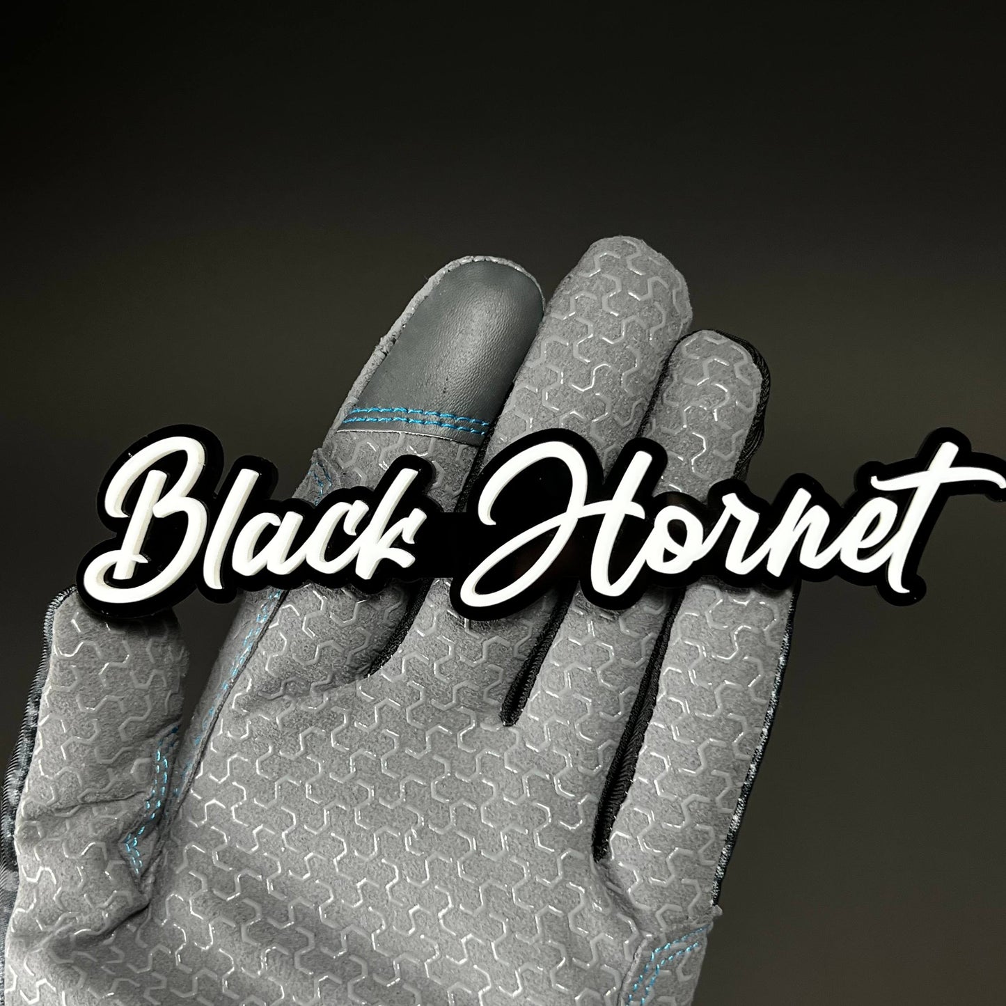 1PC Black Hornet 3D Acrylic Badge - Car Truck Emblem Fender Sticker