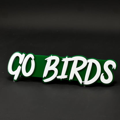 1PC GO BIRDS 3D Acrylic Badge - Car Truck Emblem Fender Tailgate Trunk Sticker