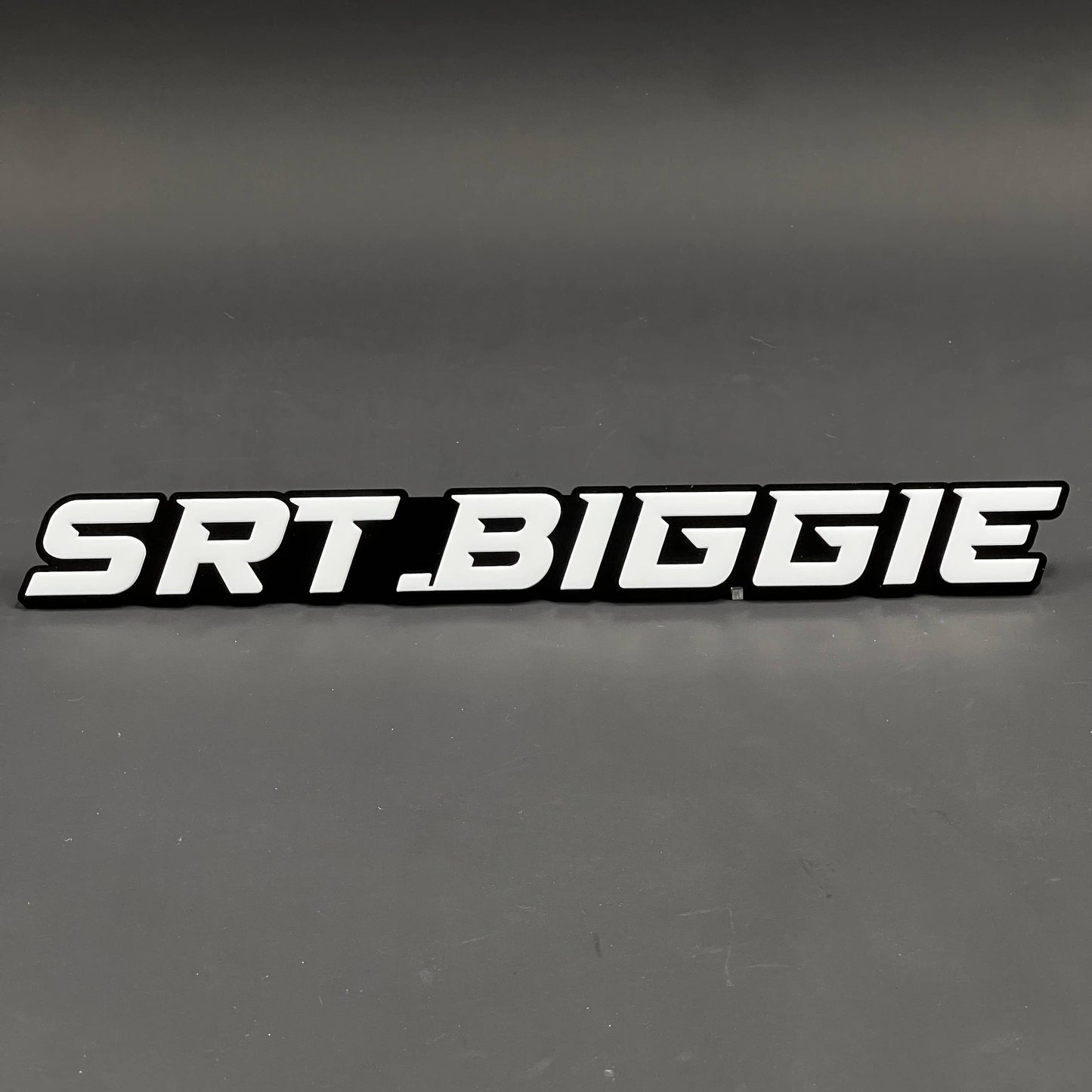 1PC SRT.BIGGIE 3D Acrylic Badge - Car Truck Emblem Fender Tailgate Trunk Sticker