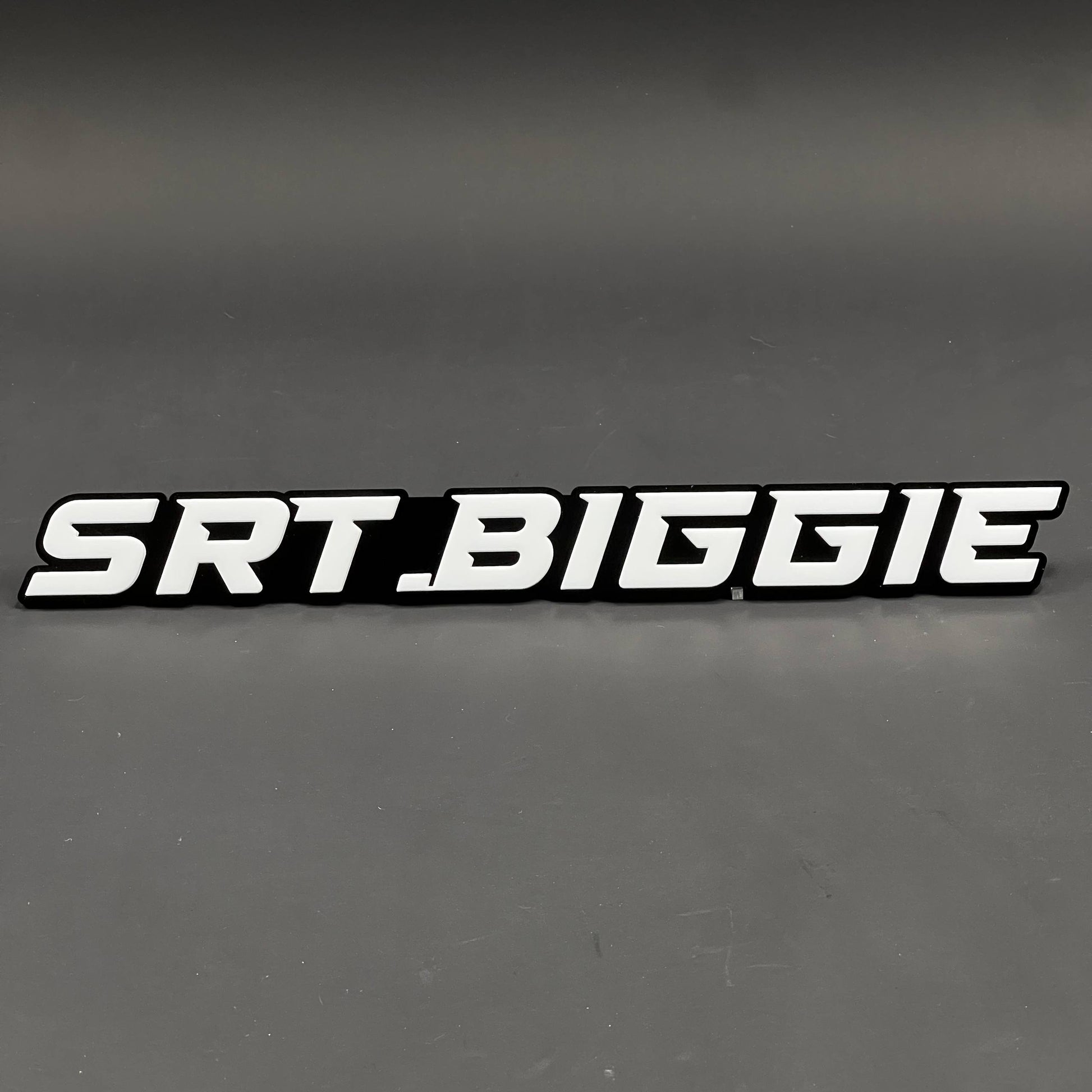 1PC SRT.BIGGIE 3D Acrylic Badge - Car Truck Emblem Fender Tailgate Trunk Sticker