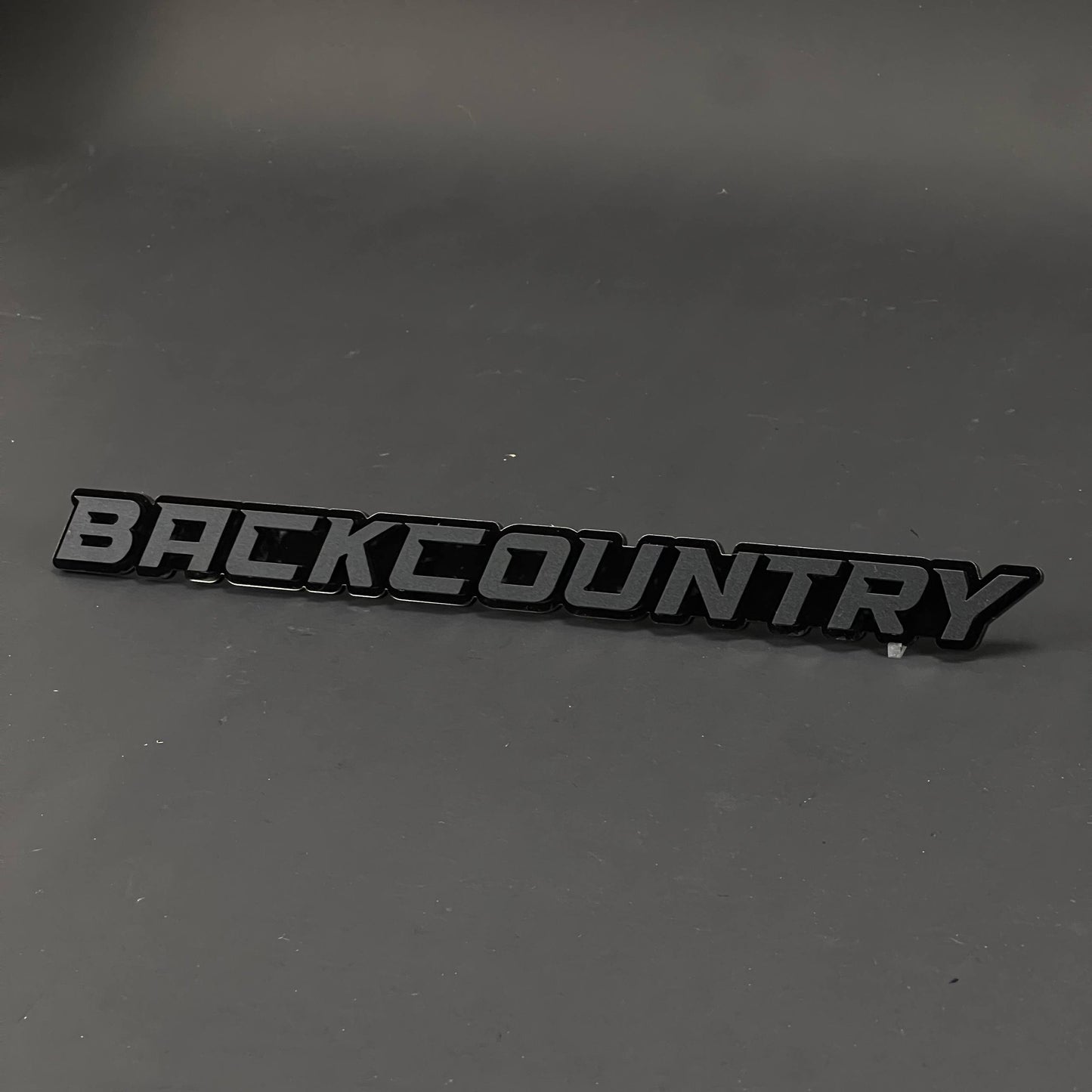 1PC BACKCOUNTRY 3D Acrylic Badge - Car Truck Emblem Fender Sticker