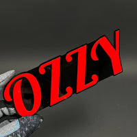 1PC OZZY 3D Acrylic Badge - Car Truck Emblem Fender Tailgate Trunk Sticker