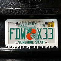 1PC Drip Plate Frame 3D Acrylic Badge - Car Truck Emblem Fender Sticker