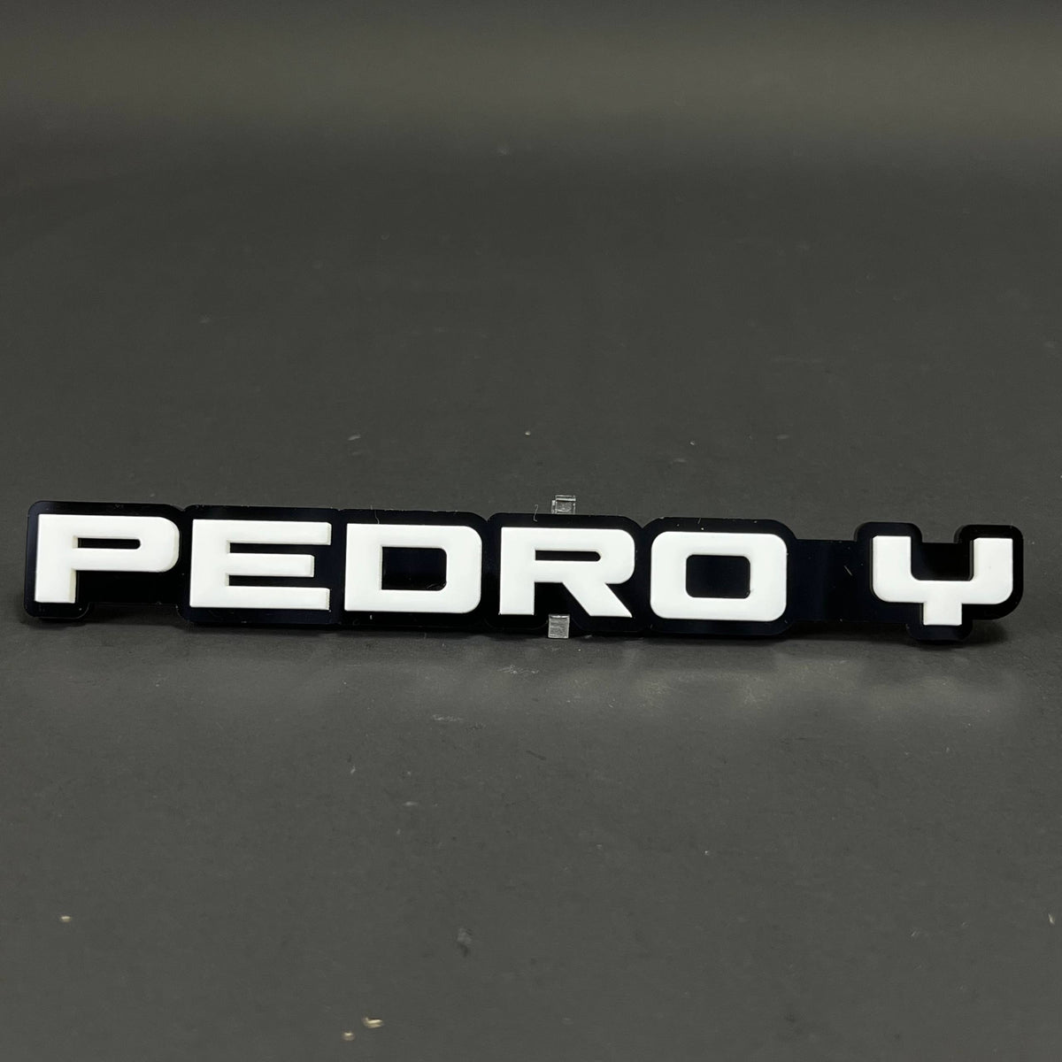 1PC PEDRO Y 3D Acrylic Badge - Car Truck Emblem Fender Tailgate Trunk Sticker