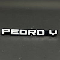 1PC PEDRO Y 3D Acrylic Badge - Car Truck Emblem Fender Tailgate Trunk Sticker