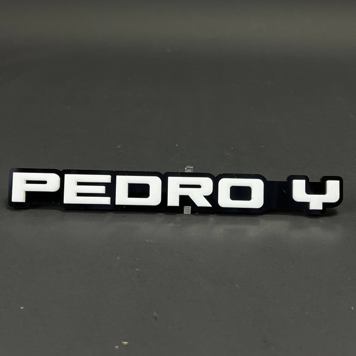 1PC PEDRO Y 3D Acrylic Badge - Car Truck Emblem Fender Tailgate Trunk Sticker