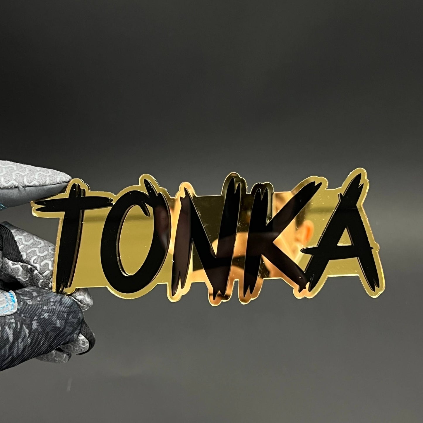 1PC TONKA 3D Acrylic Badge - Car Truck Emblem Fender Tailgate Trunk Sticker
