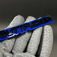 1PC BUTTFUCKER 3D Acrylic Badge - Car Truck Emblem Fender Tailgate Trunk Sticker
