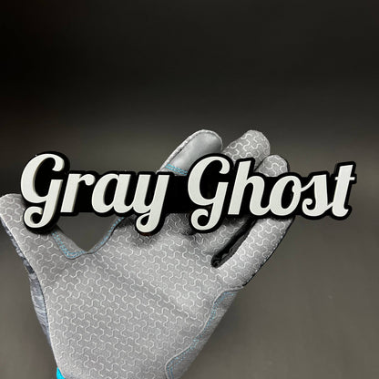 1PC Gray Ghost 3D Acrylic Badge - Car Truck Emblem Fender Tailgate Trunk Sticker